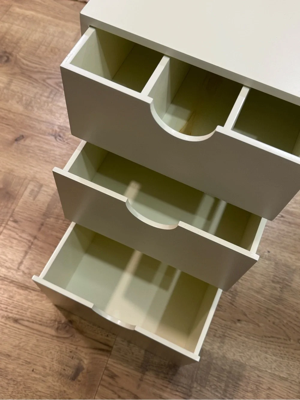 Pottery Barn under-the-vanity storage unit